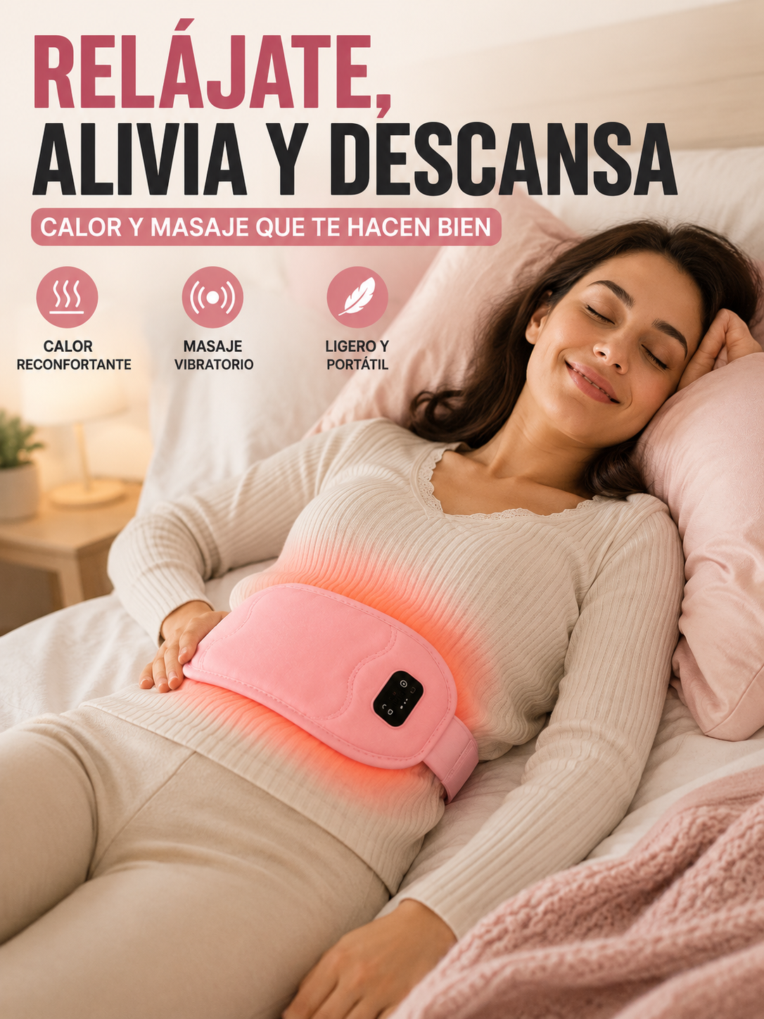 Almohadilla Térmica con Masaje Vibratorio