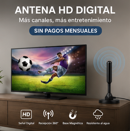 Antena HD Digital para TV