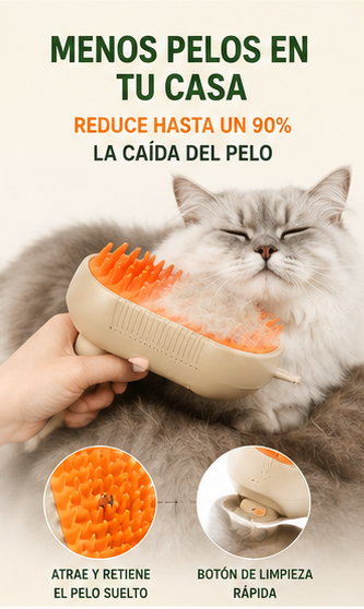 Cepillo de Vapor 3 en 1