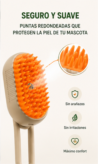 Cepillo de Vapor 3 en 1