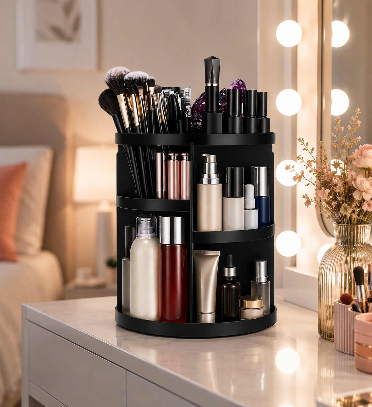 Organizador de Maquillaje Giratorio